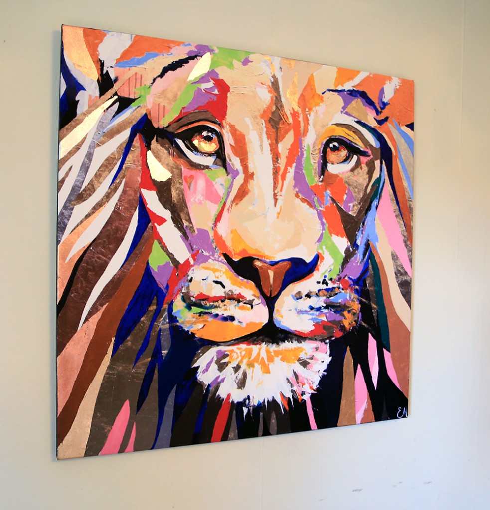 canvas lion 1