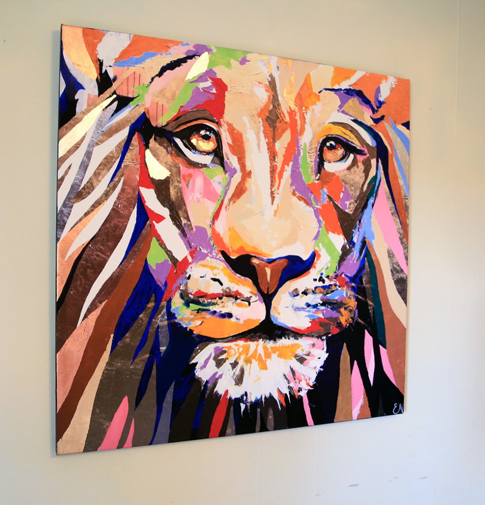 canvas lion 1